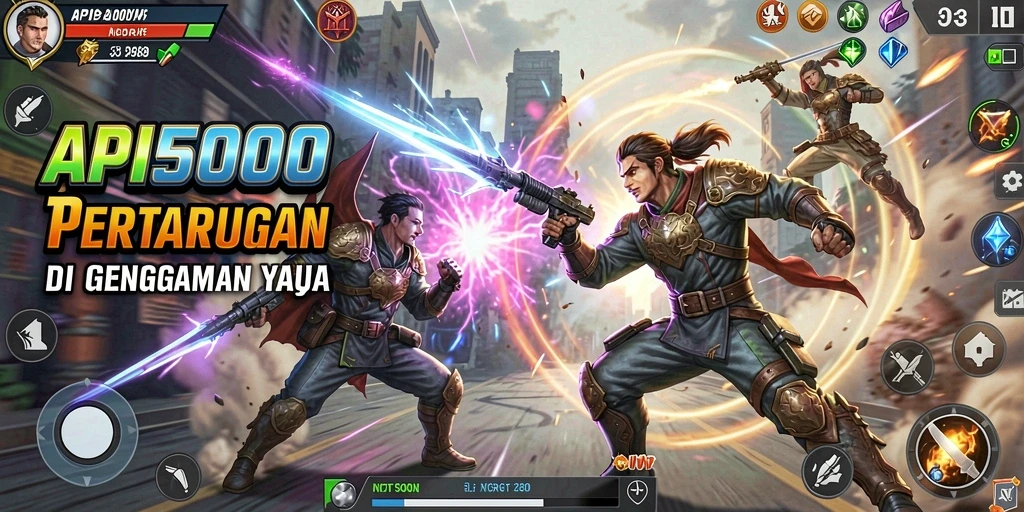 Gameplay menegangkan di API5000 dengan aksi pertarungan luar biasa.