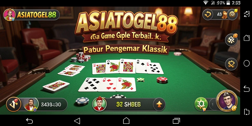 Tampilan gameplay Gaple yang menarik dari ASIATOGEL88.