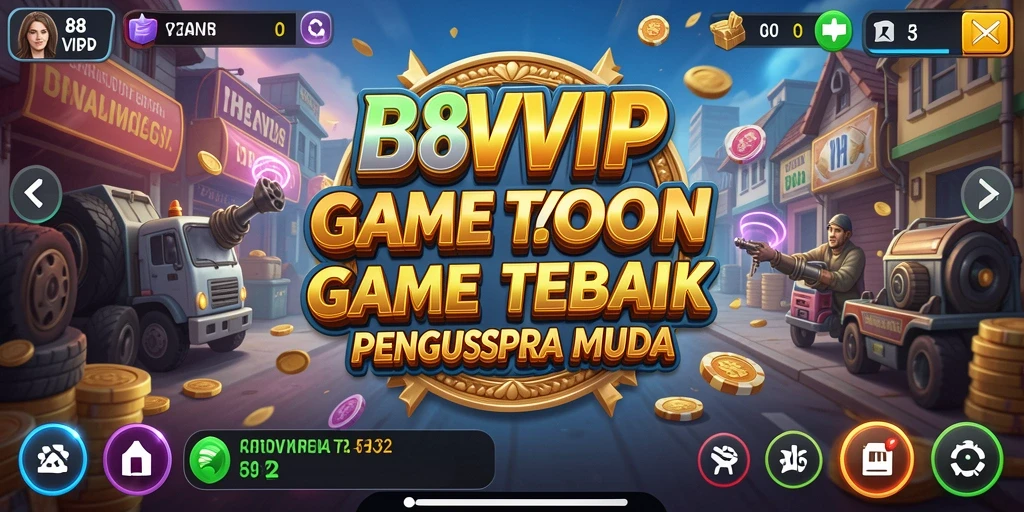Screenshot menunjukkan gameplay menegangkan dari B8VIP sebagai game Tycoon.