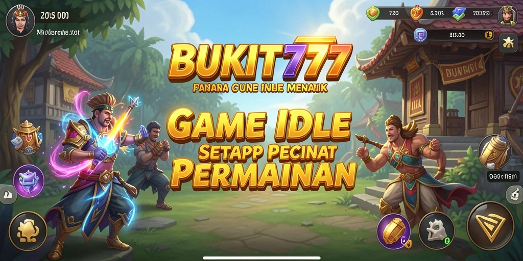 Screenshot gameplay BUKIT777 yang menunjukkan aktivitas Idle yang seru.