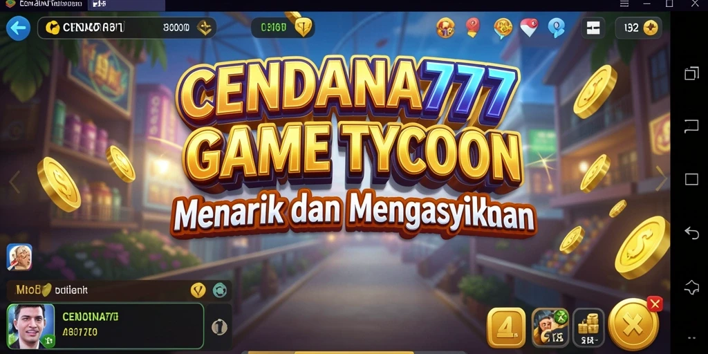 Tampilan gameplay CENDANA777 dengan strategi bisnis yang seru.