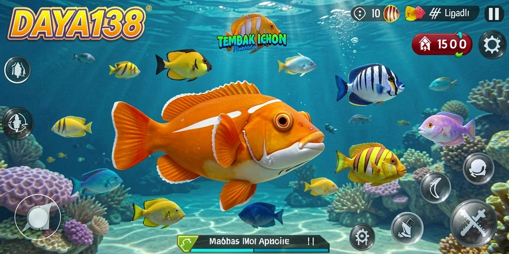 Screenshot gameplay DAYA138 menampilkan aksi menangkap ikan yang mengasyikkan.
