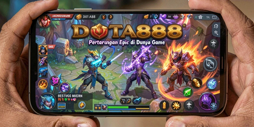 Tampilan gameplay DOTA88 yang menegangkan dalam pertarungan langsung.