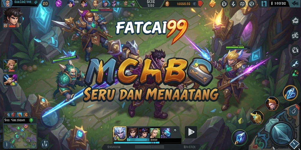 Screenshot gameplay <strong>FATCAI99</strong> dengan karakter beraksi di arena MOBA.