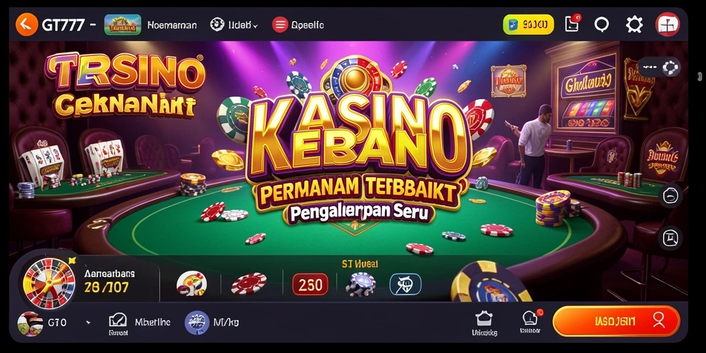Tampilan gameplay yang seru dan mendebarkan di GT777.