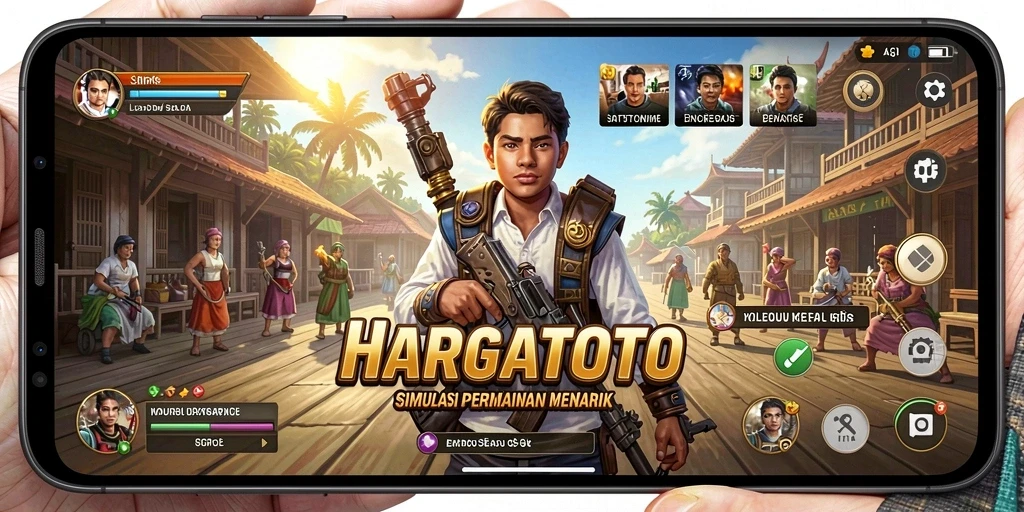 Screenshot HARGATOTO menampilkan pengalaman gameplay yang imersif dan interaktif.