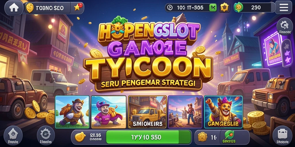 Screenshot HOPENGSLOT yang menunjukkan pengalaman bermain Tycoon yang seru.