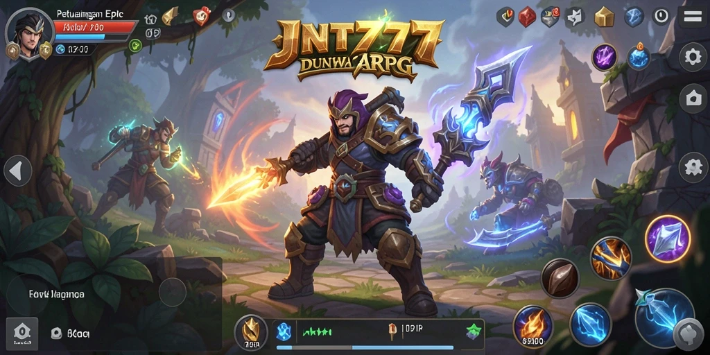 Tampilan gameplay ARPG yang menakjubkan dan dinamis.