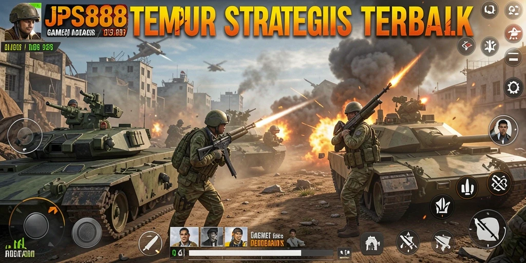 Tampilan gameplay mendebarkan dari game TPS JPS88.