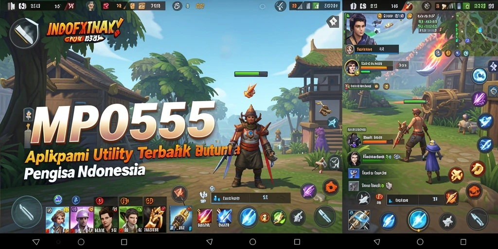 Tampilan antarmuka MPO555 yang sederhana dan fungsional.
