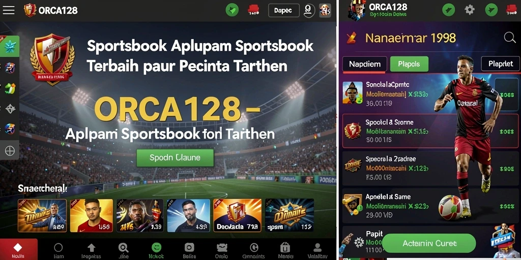 Screenshot gameplay ORCA128 yang menunjukkan taruhan langsung.