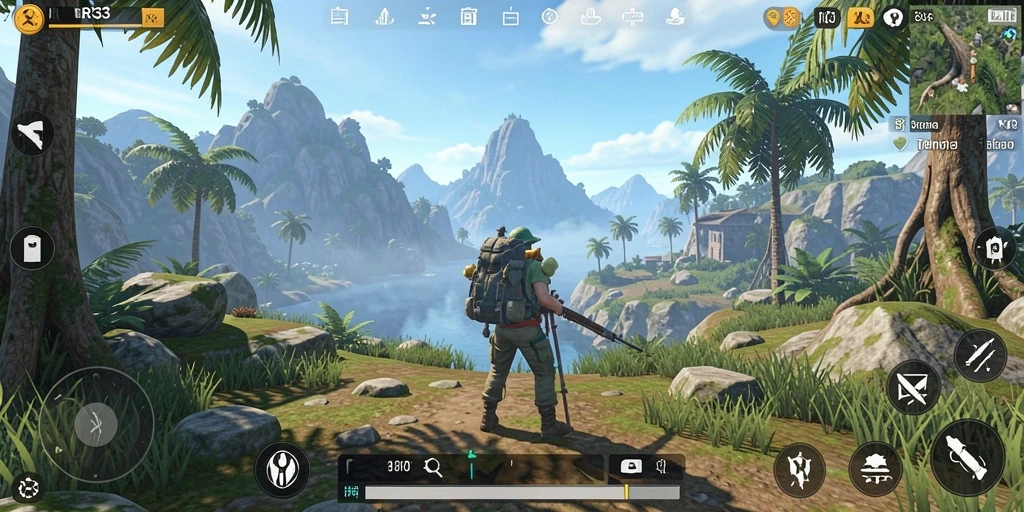 Gameplay RR33 menampilkan eksplorasi mendalam dalam dunia terbuka yang menakjubkan.