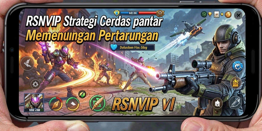 Tampilan gameplay strategis mendebarkan di RSNVIP.