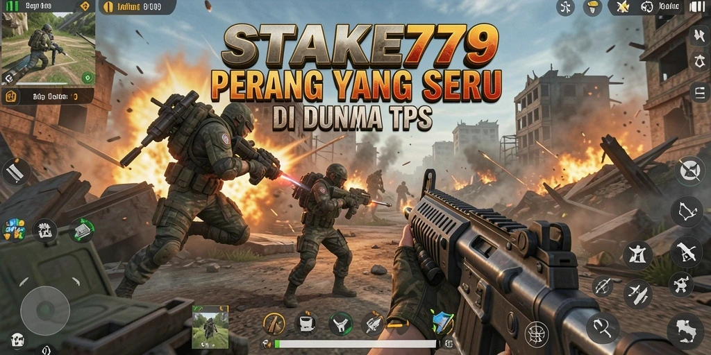 Tangkapan layar utama STAKE779 menampilkan pengalaman gameplay TPS yang mendebarkan.