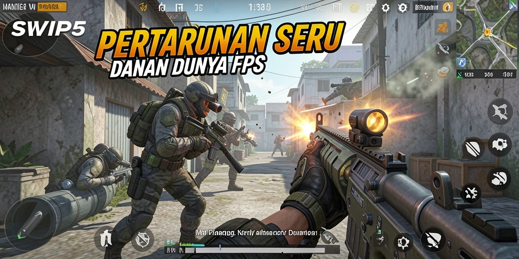 Tampilan aksi gameplay seru di SVIP5 dengan grafik memukau.