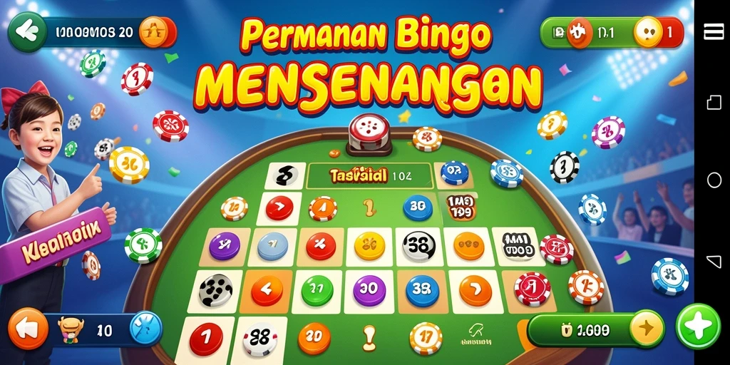 Screenshot gameplay V07 menampilkan suasana permainan Bingo yang seru.