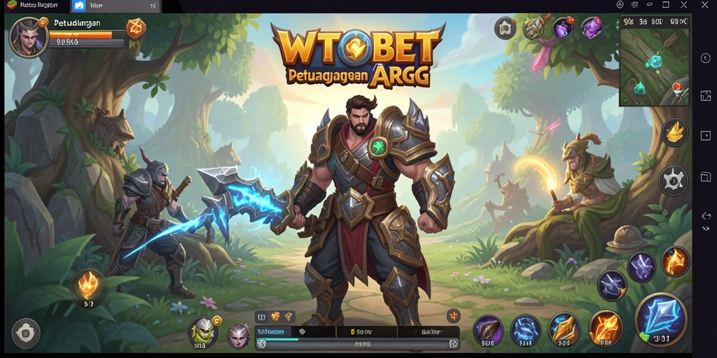 Tampilan gameplay mendebarkan dalam dunia ARPG.